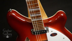 Rickenbacker 360 Fireglo electric guitar detail