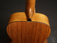 1944 Martin 0-18 guitar down back view