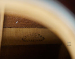 1944 Martin 0-18 guitar interior brand