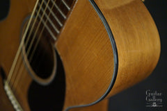 1944 Martin 0-18 guitar upper bout
