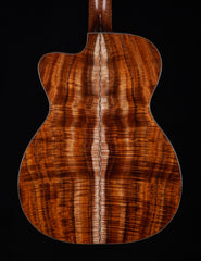 Bourgeois Signature OMC Koa/Adirondack Large soundhole guitar master grade koa back