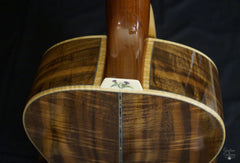 Froggy Bottom A12 Dlx walnut guitar bindings & heel grafts