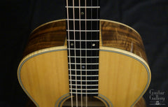Froggy Bottom A12 Dlx walnut guitar detail