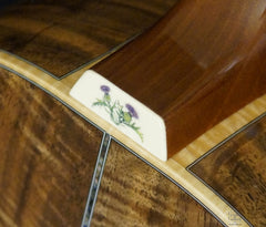 Froggy Bottom A12 Dlx walnut guitar engraved heelcap