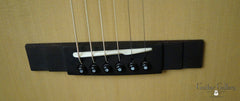 Ryan Abbey Grand Parlor guitar bridge