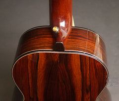 Ryan Abbey Grand Parlor guitar heel