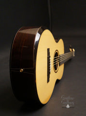 Ryan Abbey Grand Parlor guitar end