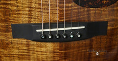 Froggy Bottom H12 Ltd All Koa guitar bridge