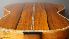 Applegate SJ guitar down back view