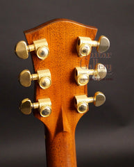 Applegate SJ guitar headstock back