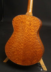 Bashkin Placencia OM guitar figured mahogany back