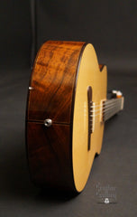 Tom Bills Fanned Fret Nylon string guitar end