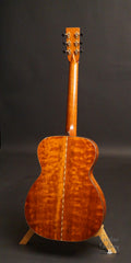 Bourgeois OM guitar quilted Mahogany back