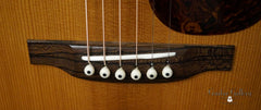 Bourgeois OM guitar ziricote bridge