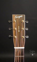 Bourgeois OM guitar ziricote headstock