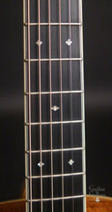 Bourgeois OMS Koa guitar fretboard