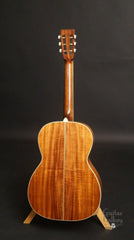 Bourgeois OMS Koa guitar back full view