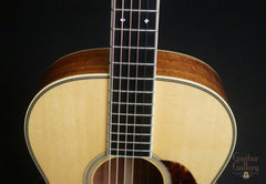 Bourgeois OMS Koa guitar down front