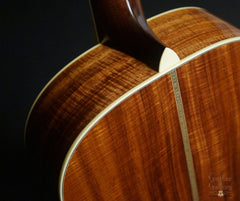 Bourgeois OMS Koa guitar heel