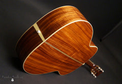 Bourgeois OMS Koa guitar glam shot back