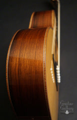 Bourgeois DB Signature guitar Madagascar rosewood side