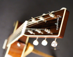 Bourgeois SJ prototype guitar headstock 