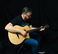 Lance Allen with Beardsell guitar