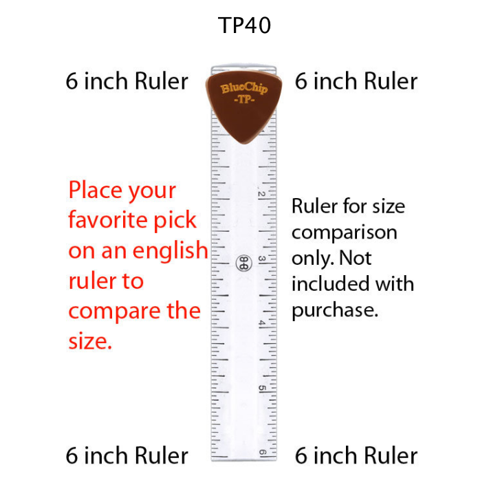 BlueChip Faux Tortoise TP40 Pick Guitar Gallery