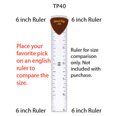 Blue Chip pick size chart TP40