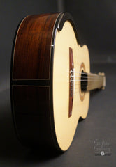 Greenfield C1 classical guitar end