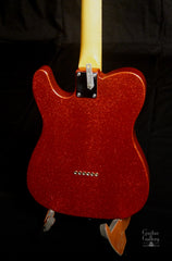 Crook Red Sparkle T-Style Guitar back