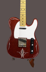 Crook Red Sparkle T-Style Guitar at Guitar Gallery