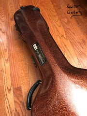 Bronze glitter Calton case for Taylor GC guitar
