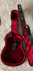 Black Calton Martin Dreadnought Case Red Interior