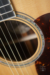 Collings SJ SS guitar rosette close up