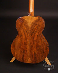 McElroy guitar walnut back