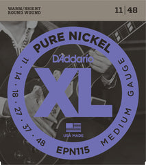 D'Addario EPN115: Electric Jazz Pure Nickel Strings
