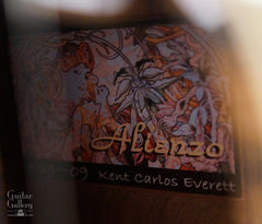 Everett Alienzo guitar label