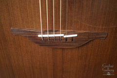 Lowden F35 guitar rosewood bridge