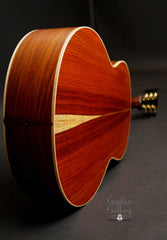 Lowden F35 guitar end back view