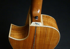 Froggy Bottom used P12 cutaway Koa guitar heel