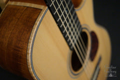 Froggy Bottom used P12 cutaway Koa guitar curly maple binding
