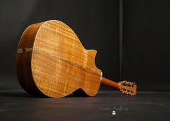 Froggy Bottom used P12 cutaway Koa guitar glam shot back