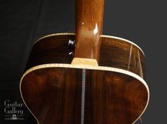 Froggy Bottom P12 Brazilian Rosewood guitar back detail