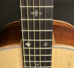 Froggy Bottom C dlx Madagascar rosewood guitar fretboard inlay