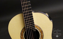 Greenfield G1 guitar spalted beech rosette