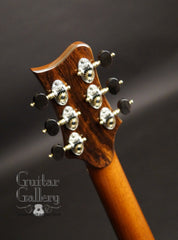 Greenfield G1 guitar headstock back with Rodgers tuners