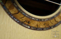 Greenfield G1 guitar rosette close