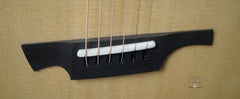 Greenfield G3.2 fanned fret guitar bridge