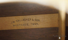 Gallagher G-70 guitar interior brand
